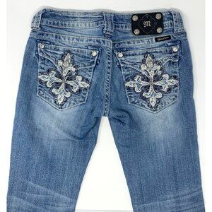 Miss Me‎ Distresses Women's Capri Jeans JP5335P6 Size W27
